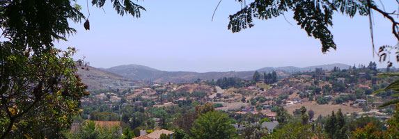 Grand View Looking Out over El Cajon